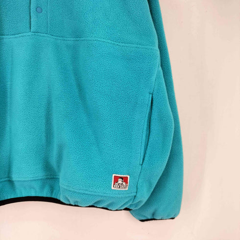 ベンデイビス BEN DAVIS HEAVY FLEECE PULL ON オーバーサイズ フリース スナップボタン スタンドカラー プルオーバー メンズ JPN:XL