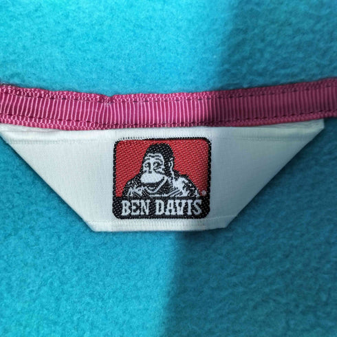 ベンデイビス BEN DAVIS HEAVY FLEECE PULL ON オーバーサイズ フリース スナップボタン スタンドカラー プルオーバー メンズ JPN:XL