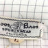 Roos Bros 50s チェック フラップポケット シェルボタン 長袖 オープンカラーシャツ メンズ L