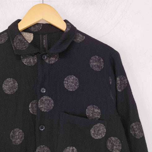 ワイズ Ys ドット柄シャツワンピース レディース JPN:2