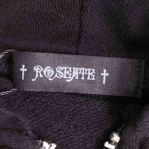 ROSEHTE デザインフーディーロングパーカー レディース