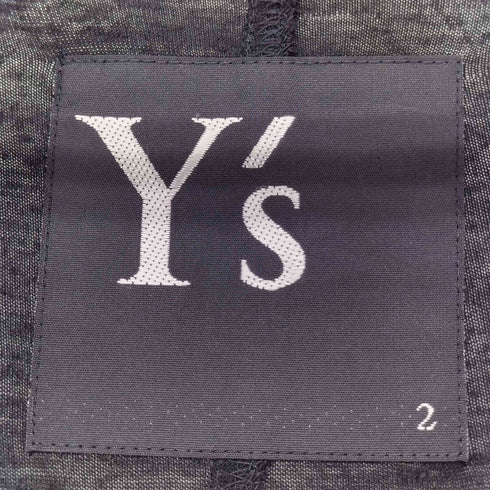 ワイズ Ys レーヨン リネン テーラード ニットジャケット 薄手カーディガン レディース JPN:2