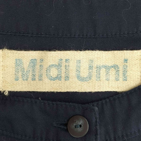 ミディウミ MidiUmi クルーネックプリーツワンピース レディース
