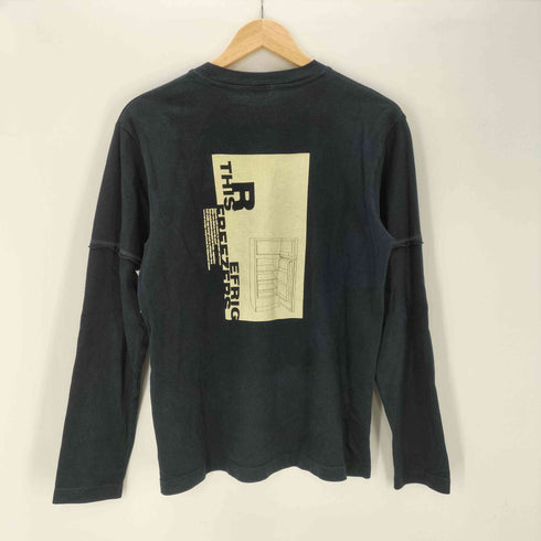 ポールスミスロンドン Paul Smith LONDON RE FRIGEATOR 両面 プリント レイヤード L/S カットソー ロング Tシャツ ロンT メンズ import:M