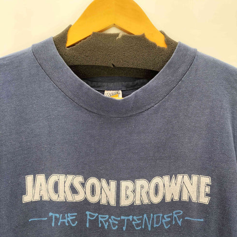 ヘインズ Hanes 70-80S BEEFY-T ボディ USA製 US ミュージシャン アーティスト プリント Tシャツ 袖 シングル コピーライト 1978 メンズ import:M