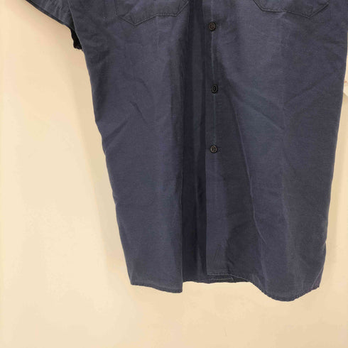 WORK WEAR CORPORATION 80S USA製 コットン ポリ S/S ワークシャツ メンズ import:M