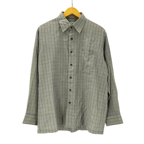 ピエールカルダン pierre cardin チェック柄 L/S シャツ メンズ import:L