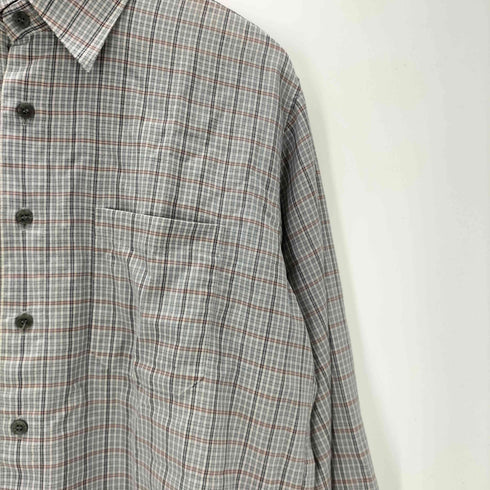 ピエールカルダン pierre cardin チェック柄 L/S シャツ メンズ import:L