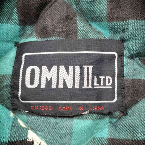 OMNI II LTD 90S OLD ブロック チェック 中綿 パデット ベスト メンズ