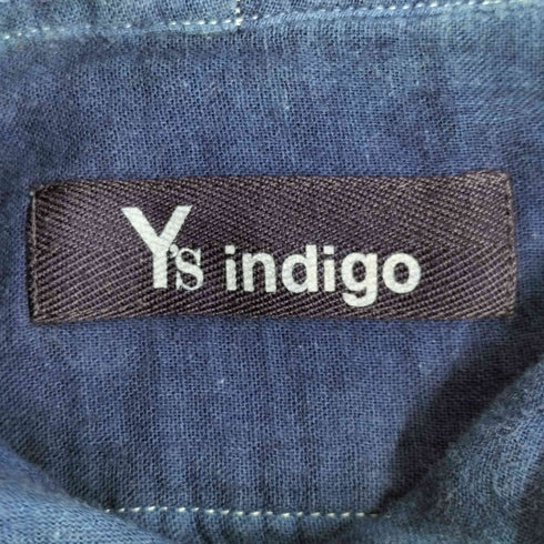 ワイズ Ys indigo インディゴ染め シャツブラウス レディース JPN:1