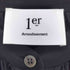 プルミエアロンディスモン 1er Arrondissement 23SS シアー シルク バンドカラー ロングシャツワンピース レディース JPN:36