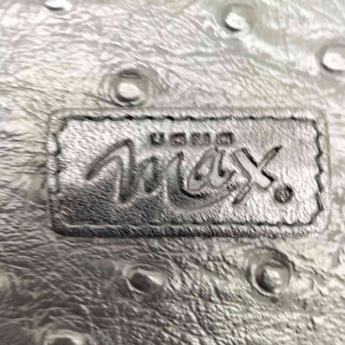 UOMO MAX ウォモマックス オーストリッチ がま口 レザー ショルダーバッグ レディース