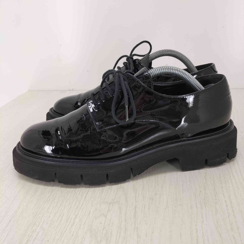 ルカグロッシ LUCA GROSSI MADE IN ITALY プレーントゥ エナメル ダービーシューズ レディース EUR:37