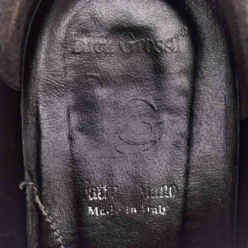 ルカグロッシ LUCA GROSSI MADE IN ITALY プレーントゥ エナメル ダービーシューズ レディース EUR:37