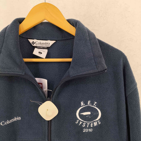 コロンビア Columbia 企業刺繍 フリース ジップアップ ジャケット メンズ L