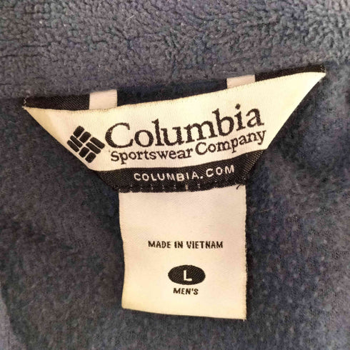 コロンビア Columbia 企業刺繍 フリース ジップアップ ジャケット メンズ L
