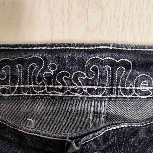 miss me ラインストーン スパンコール ブーツカットデニム y2k レディース