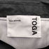 トーガアーカイブス TOGA ARCHIVES BLACK NYLON COACH JACKET ブラック ナイロン コーチ ジャケット 裾ドローコード メンズ JPN:L