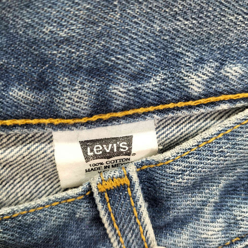 リーバイス Levis 501 メキシコ製 リメイク ペイント ストレートデニム メンズ W31/L34