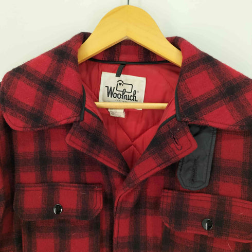 ウールリッチ WOOLRICH USA製 裏地キルティング バッファローチェック マッキーノ ウール ハンティングジャケット メンズ US:40