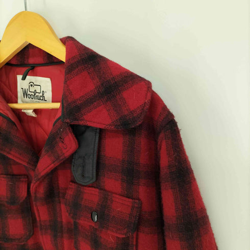 ウールリッチ WOOLRICH USA製 裏地キルティング バッファローチェック マッキーノ ウール ハンティングジャケット メンズ US:40