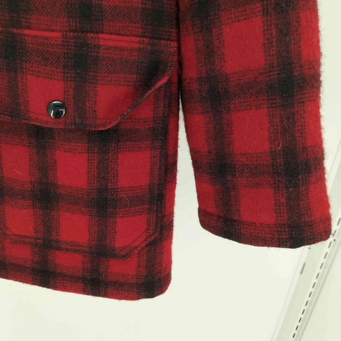 ウールリッチ WOOLRICH USA製 裏地キルティング バッファローチェック マッキーノ ウール ハンティングジャケット メンズ US:40