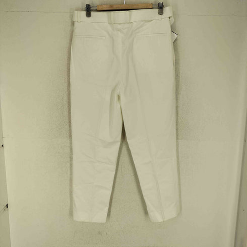 ジョンスメドレー JOHN SMEDLEY ベルト付 1タック テーパード パンツ メンズ