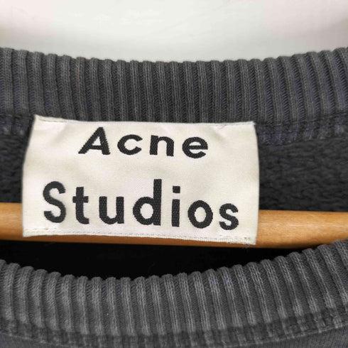 アクネストゥディオズ ACNE STUDIOS ロゴプリント クルーネック スウェット メンズ import:XS