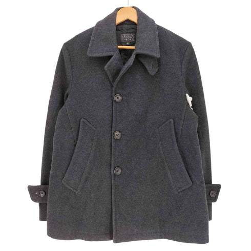 ブルーワーク BLUE WORK ウールメルトン シングルピーコート メンズ JPN:M
