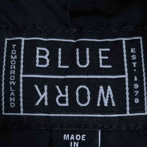 ブルーワーク BLUE WORK ウールメルトン シングルピーコート メンズ JPN:M