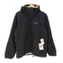モンベル mont bell 90-00S OLD Flat Iron Parka 初期 旧ロゴ フラット アイアン パーカー 中綿 パデット ジャケット オール ブラック ダブルジップ 裾ドローコード メンズ JPN:L