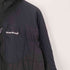 モンベル mont bell 90-00S OLD Flat Iron Parka 初期 旧ロゴ フラット アイアン パーカー 中綿 パデット ジャケット オール ブラック ダブルジップ 裾ドローコード メンズ JPN:L