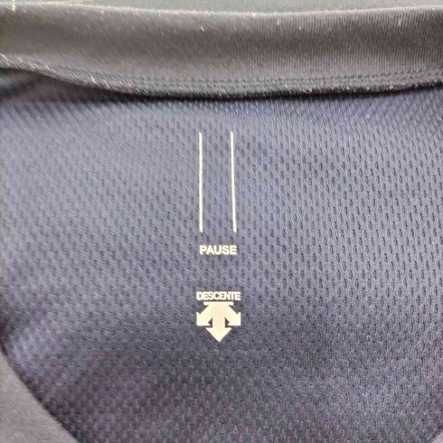 デサントポーズ DESCENTE PAUSE Logo Tech Tee ゼロシーム ロゴ テック Tシャツ カットソー メンズ