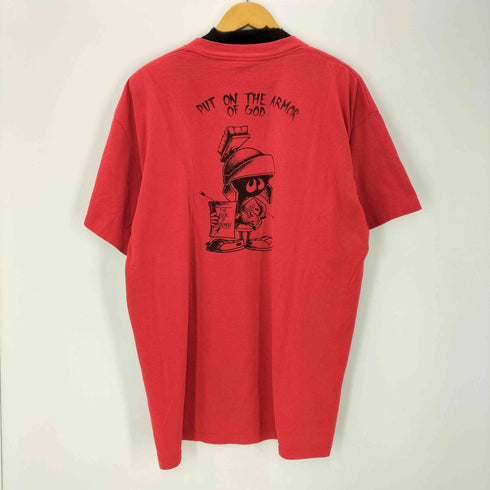 オニータ ONEITA 90S USA製 US アニメ キャラクター 両面 プリント Tシャツ 裾 袖 シングル メンズ import:XL