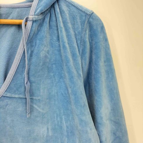 パタゴニア patagonia 00s Rythm ロゴ刺繍 パイル地 セパポケ スリットネック プルオーバーパーカー レディース import:M