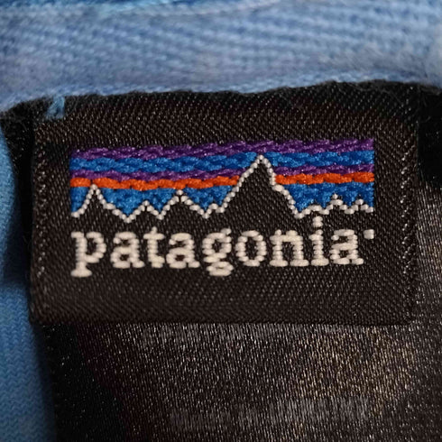 パタゴニア patagonia 00s Rythm ロゴ刺繍 パイル地 セパポケ スリットネック プルオーバーパーカー レディース import:M