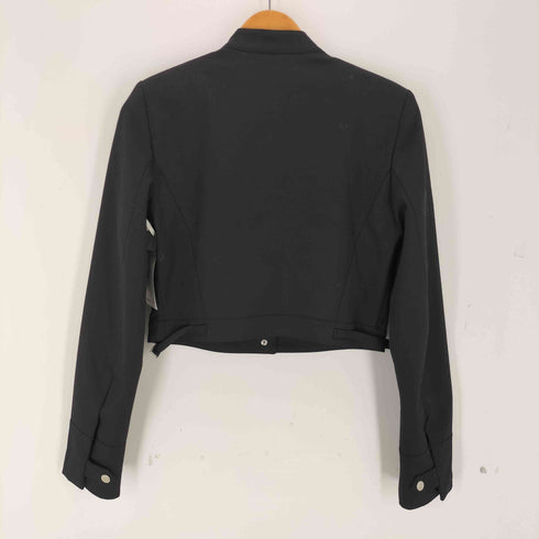 ザラ ZARA バンドカラー クロップド ジャケット レディース import:S