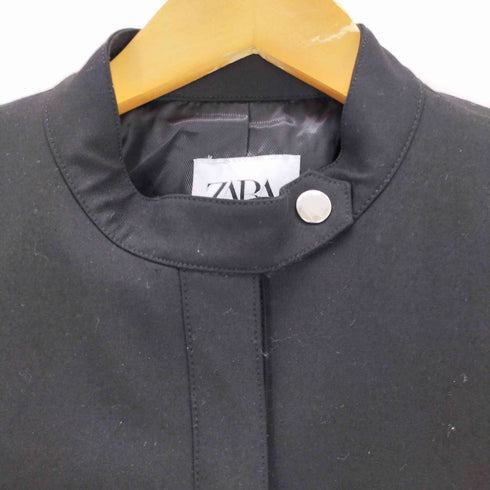 ザラ ZARA バンドカラー クロップド ジャケット レディース import:S