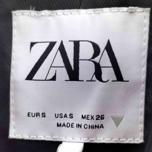 ザラ ZARA バンドカラー クロップド ジャケット レディース import:S