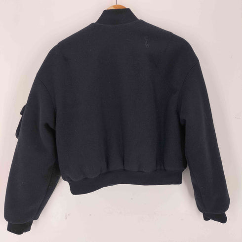 ザラ ZARA ウールライク クロップド ボンバージャケット レディース import:XS