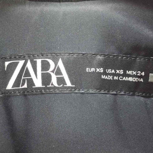 ザラ ZARA ウールライク クロップド ボンバージャケット レディース import:XS