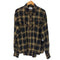 ALAYA アラヤ Ombre Check Oversized Western Shirt オンブレ ウエスタン シャツ メンズ