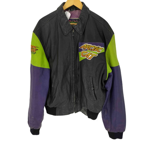 ARCTICWEAR ARCTIC CAT RACING オールレザー ジップジャケット メンズ LT