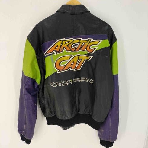 ARCTICWEAR ARCTIC CAT RACING オールレザー ジップジャケット メンズ LT