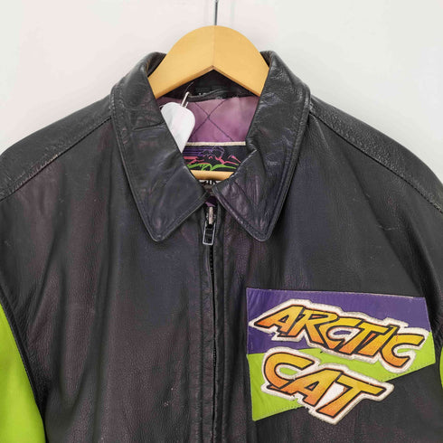 ARCTICWEAR ARCTIC CAT RACING オールレザー ジップジャケット メンズ LT