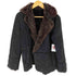 PUNT ROMA 襟ファー フェイクムートン ジャケット レディース EUR:40