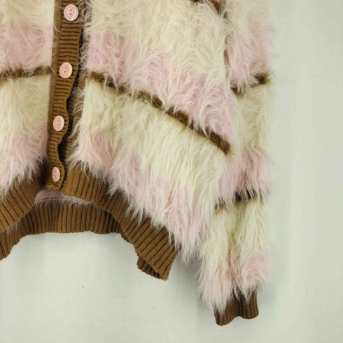 serious zizifei パピヨン シャギー カーディガン レディース L