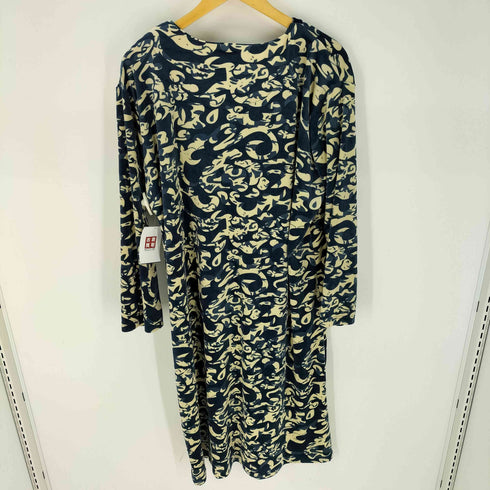 NOUVELLE COLLECTION ベロア 総柄 ワンピース レディース US:4