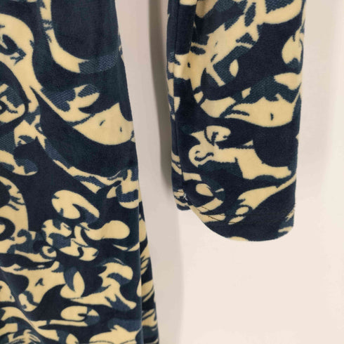 NOUVELLE COLLECTION ベロア 総柄 ワンピース レディース US:4