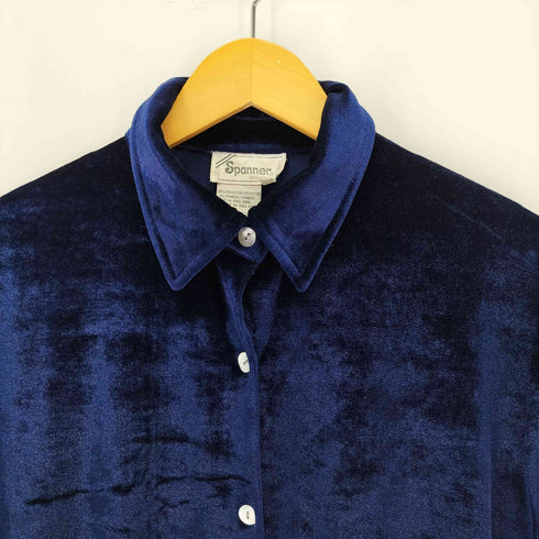 Spanner ベルベット ロング シャツワンピース レディース import:M